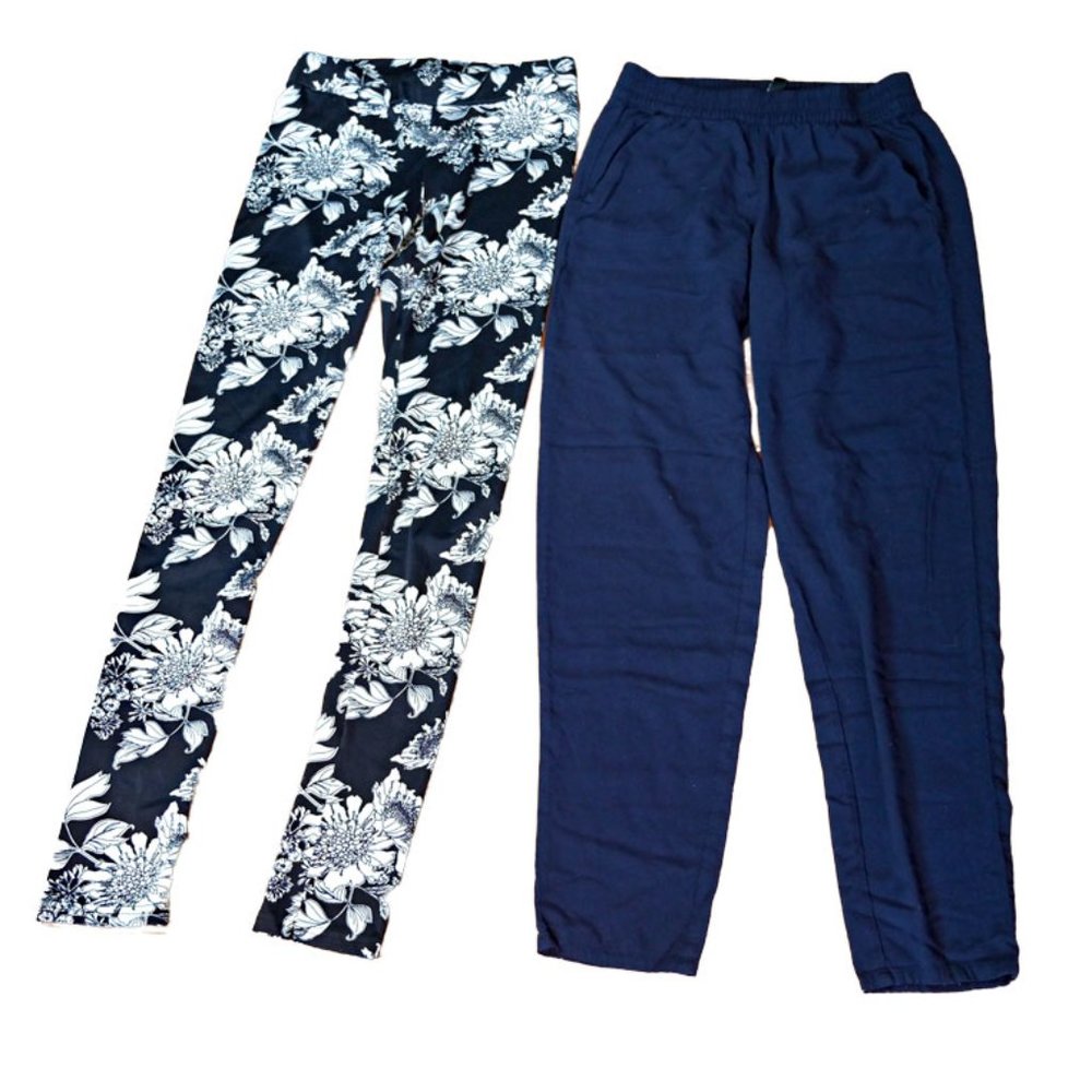 H&M Bundle of 2 Pairs Ladies Pants ~ EUC ~ XS/size 0 ~ Divided Brand